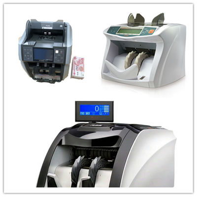 Front LCD Screen Mixed Currency Counting Machine With DC Motor