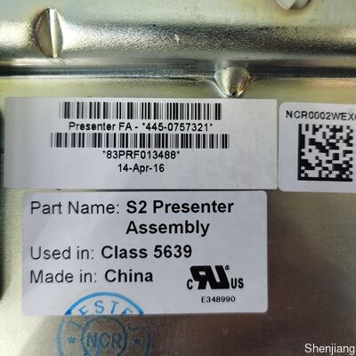 NCR 4450757321 Rakitan Presenter S2 F&A FRU 66xx Modul ATM Suku Cadang