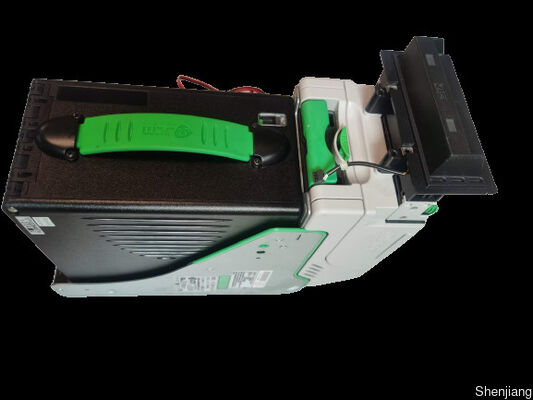 Penggunaan Kios JCM IVIZION-100-SS Kotak Uang Tunai Validator Tagihan bezel hitam untuk mesin ritel Penerima Uang Tunai JCM