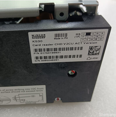 Mesin ATM Bank Wincor Nixdorf Suku Cadang ATM Hitachi-Omron V2CU-1JL-G81 Pembaca Kartu CHD V2CU ACT Versi 01750199931 1750199931