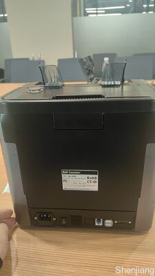 Gratis Spare Parts Smart 2CIS Handle Rechargeable Banknote Sorter Machine SJ-668L Double Pocket Dengan Nomor Seri