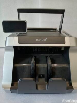 JUNUO C05 Mesin Bank Penghitung Uang Detektor Hitam dengan Tampilan LED
