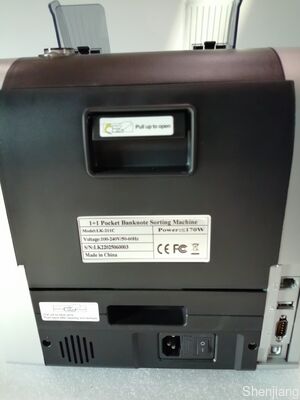 1+1 Pocket Banknote Sorting machine Money Counter Detector Hitam dengan LED Display LK22025060003