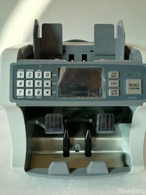 Mesin Penghitung Uang Saku XC200 Multi Mata Uang, Perangkat Penyortir Terowongan Tampilan LED