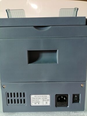 SH-07C Layar Sentuh 4.3 Inci LED Display Detektor Counter Dual CIS Mesin Penghitung Uang Kertas Campuran 2CIS