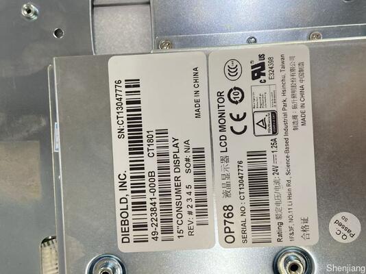 Suku Cadang ATN Diebold Baru DB Suku Cadang ATM Diebold LCD 15 Inci Tampilan Konsumen 49-223841-000B 49223841000B