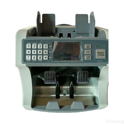 Mesin Penghitung Uang Saku XC200 Multi Mata Uang, Perangkat Penyortir Terowongan Tampilan LED