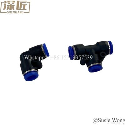 009-0027931 Suku Cadang Mesin ATM NCR S2 Picker 90 Konektor Tabung Vakum Sudut Kanan 0090027931