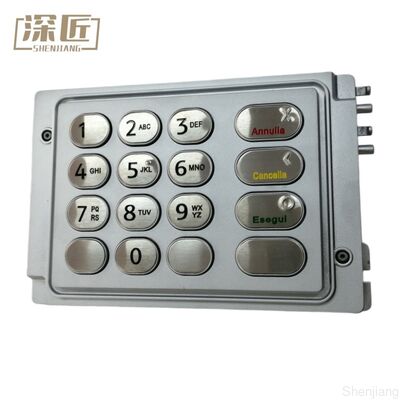 Pinpad 445-0744366 4450744366 NCR Atleos ATM Spare Parts NCR EPP 3 Italia Layout Encryption Keyboard EPP3 Gen 2 untuk NCR ATM Part