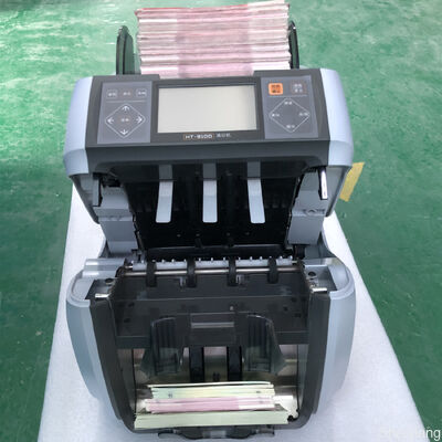 EURO GBP RUB Mesin Penghitung Nilai Campuran Dengan Detektor Catatan Palsu 800pcs / Min