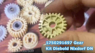 Perlengkapan Transportasi Sasis Kepala 1750291697 Gear Kit Diebold Nixdorf DN 400 450 1750291697 HCT H